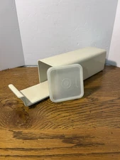 Vintage Tupperware Velveeta Block Cheese Keeper Cracker Keeper (3 pc.) 1696-1