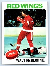 1975-76 Topps #194 Walt McKechnie Detroit Red Wings