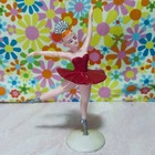 Vintage Hong Kong Large Plastic Celluloid Ballerina Cake Topper, Collectible