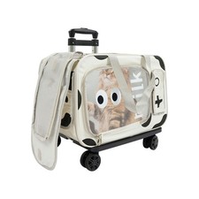 Foldable Travel Pet Pet Trolley Bag Carrier Pet Bag For Cats Dogs With Wheels