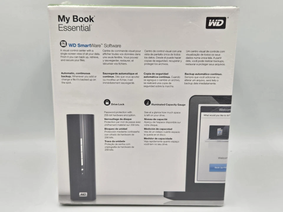 WD Western Digital My Book Essential 1.5 TB USB 2.0 External Hard Drive - Sealed - Image 2 of 4