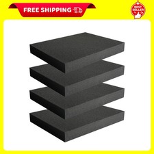 Pick and Pluck Foam - 4 Pcs 16 X 12 X 2" Pre Cubed Pick-Apart Foam