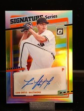 2020 Optic Signature Series Gold /10 #SSLO Luis Ortiz Baltimore Orioles 