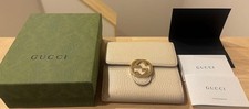 drop GUCCI GG Marmont trifold wallet
