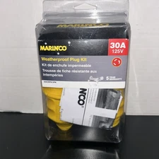 Marinco Locking Male Plug Replacement Kit W/Boot, & Straps 30A 125V 305CRPN.VPK