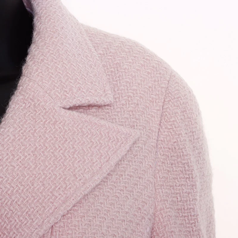 Giacca CHANEL taglia 38 96A COCO Mark Gripoa con bottoni rosa WS9797