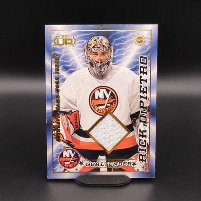 2004-05 Pacific Heads Up Authentic Game-Worn Jersey #19 Rick DiPietro /1000 NYI