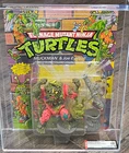1990 Muckman & Joe Eyeball MOC TMNT Vintage Ninja Turtles Figure AFA 80