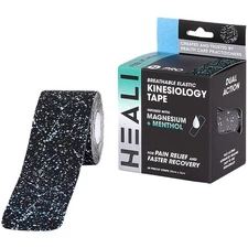 Heali Kinesiology Tape with Magnesium and Menthol 20 Pcs Precut Strips K Tape