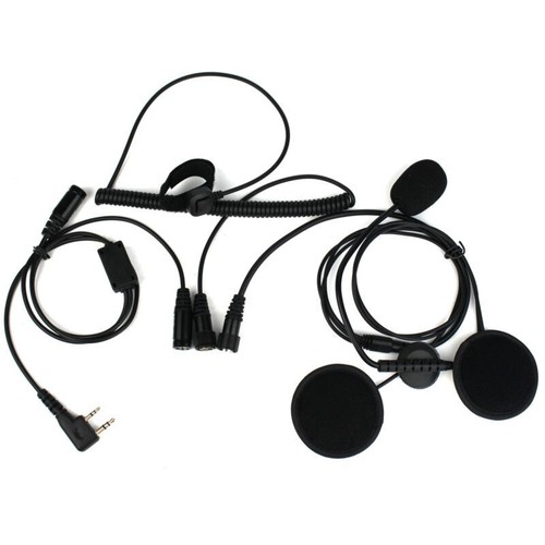 Microphone Headset 2-Pin 1pcs Earpiece For BAOFENG/Kenwood For Communication