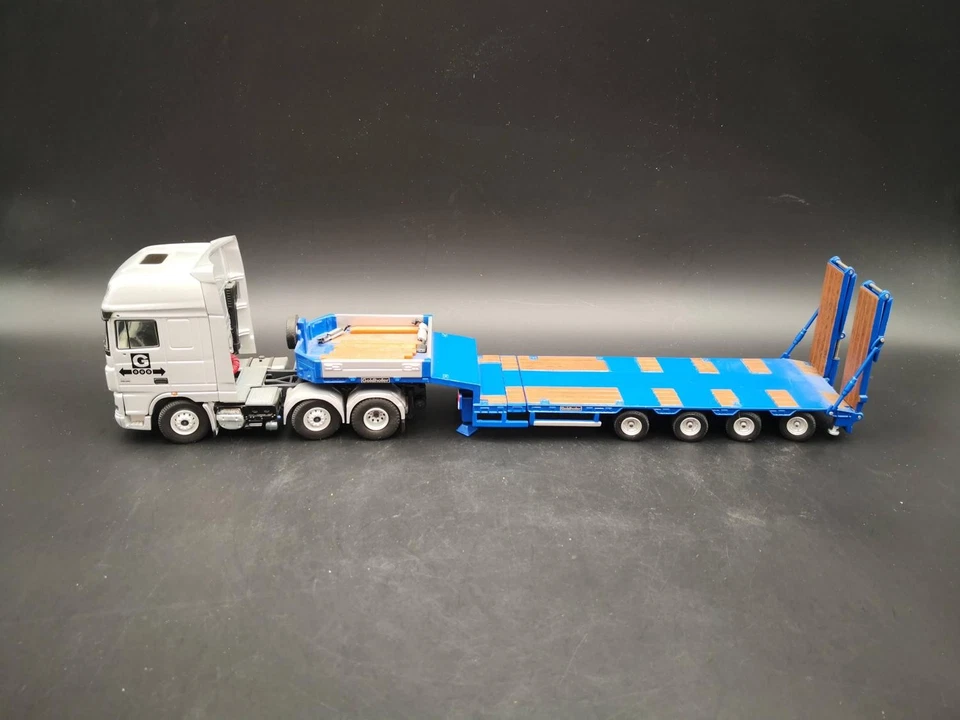 Tekno DAF XF 105 Goldhofer Tieflader Sattelzug *Vi977-2-1786 - Bild 2 von 4