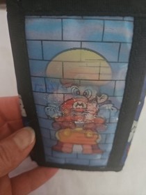 Avon Super Mario Bros. Lenticular Hologram Wallet Nintendo NES Trifold 1990's