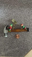 1995 Craftsman Miniature Hammer Christmas Ornament Sears Elves