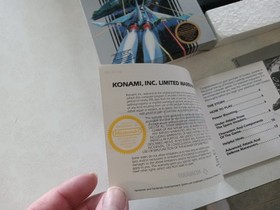 NES Gradius CIB Complete 5 screw Hangtab Rare Condition!!