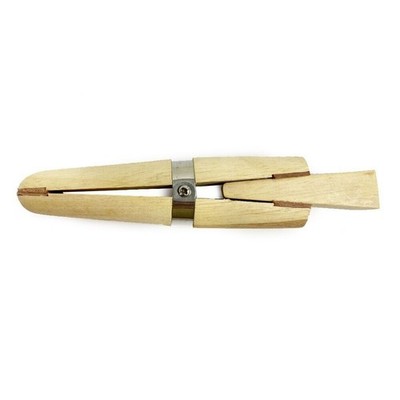 Kleine Holz Ringklemme & Keil Juwelier Ringmacher Schraubstock mit Lederbacken