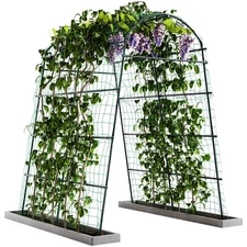 IDZO PLASTIC ARCH TRELLIS TUNNEL 71X65X88IN