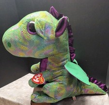 TY Beanie Boos - CINDER the Dragon (LARGE Size -25 inchs Long) - NWT Boo Toy