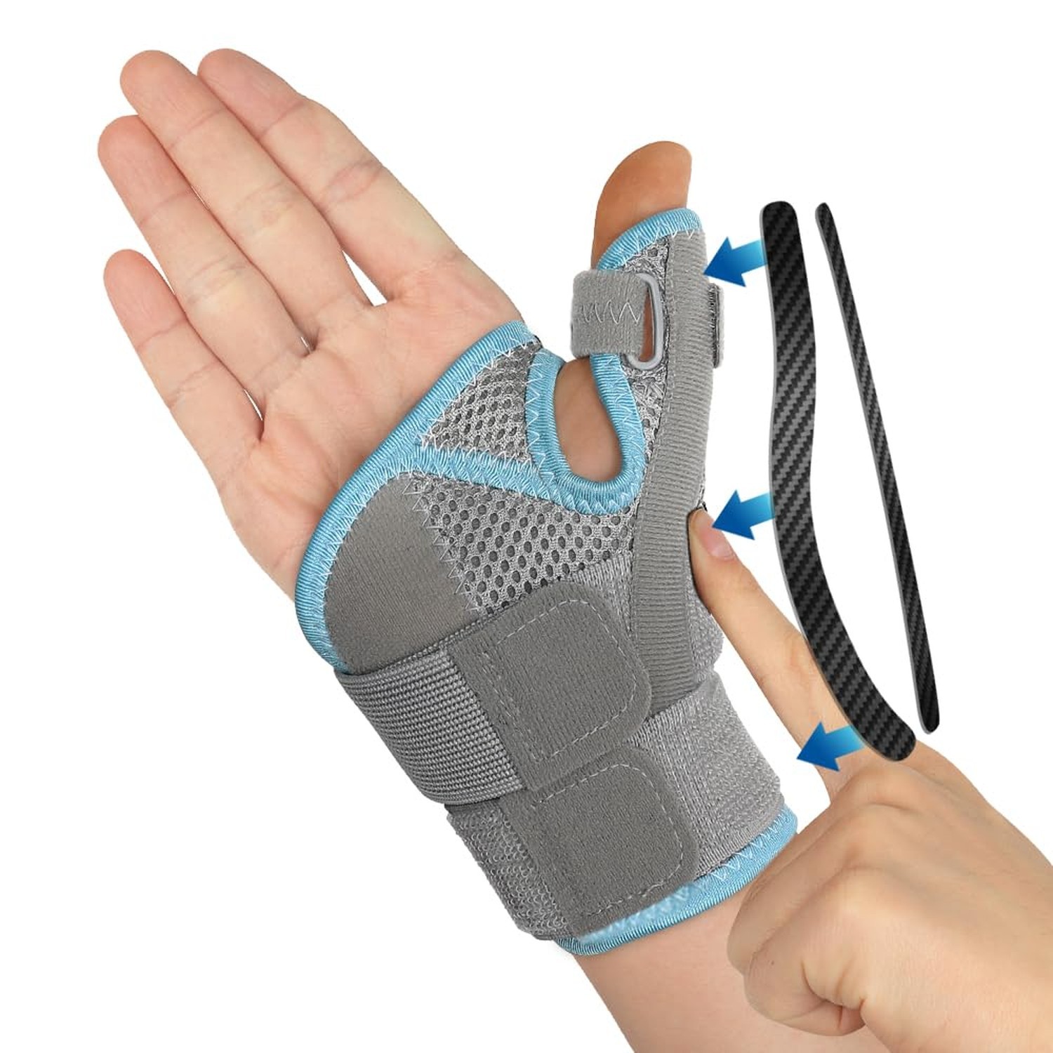 FITTOO Thumb & Wrist Brace for Men and Women -CMC Thumb Brace Spica Splint fo...