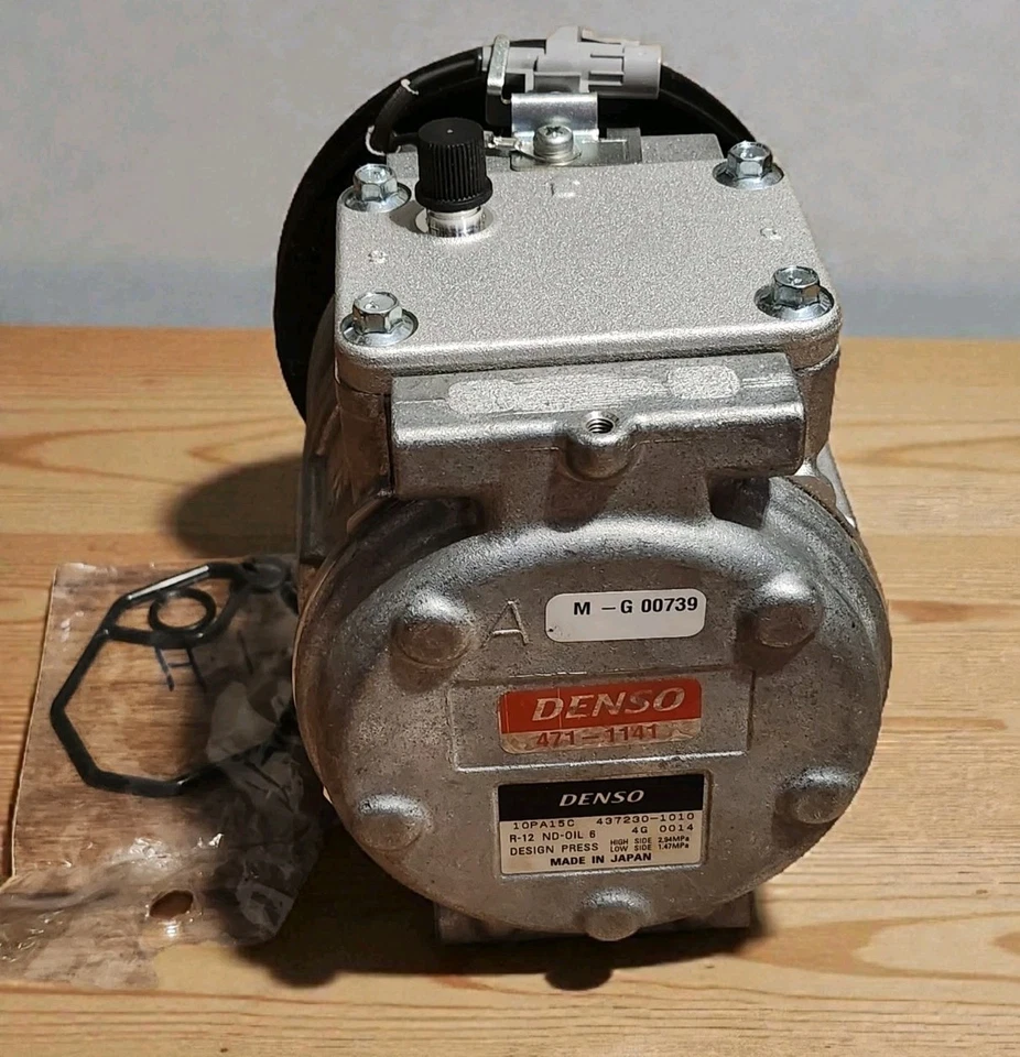 New DENSO A/C Compressor w Clutch Model 471-1141 New In Box - Image 2 of 2