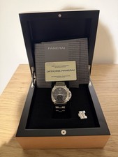 Panerai Luminor Men's Daylight OP6769PB0588455 Black Stainless Bracelet 45mm