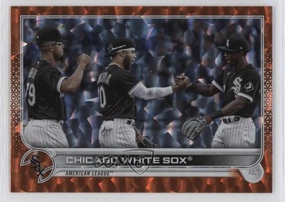 2022 Topps Series 1 Orange Foil 71/299 Chicago White Sox #255 02v3