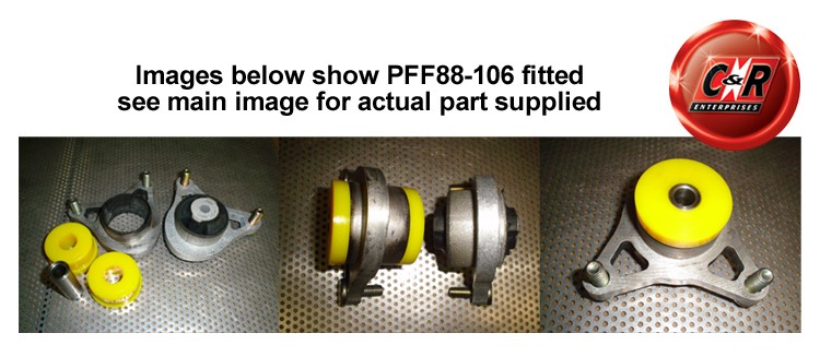 PFF88-106 Powerflex Road Front Upper Bulkhead Mount 50mm