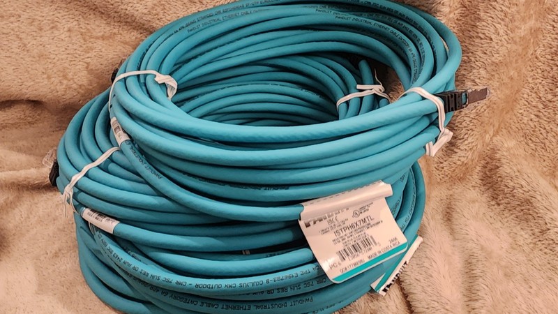 LOT 10 PANDUIT ISTPH6X7MTL 7 Meter INDUSTRIAL HIGH FLEX CAT 6A PATCH CABLES NIB