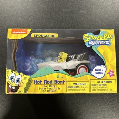 Nickelodeon SpongeBob SquarePants Hot Rod Boats Pull-Back New NIB