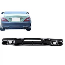 Stoßstange Luft Diffusor Endrohre für Mercedes CLS W218 Sport Line 2011–2017 Stoßstange Luft Diffusor Endrohre für Mercedes CLS W218 Sport Line 2011–2017