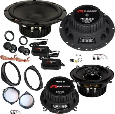 Kit 6 Casse Altoparlanti Anteriori e Posteriori per Fiat Grande Punto 360W - Bild 1 von 4