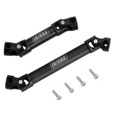 INJORA Steel Drive Shaft 2Pcs Center Drive Shaft for Axial SCX24 AXI00002 JLU AX
