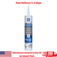 GE All Purpose Silicone 1 Caulk 10.1 oz Window and Door Sealant Clear NEW