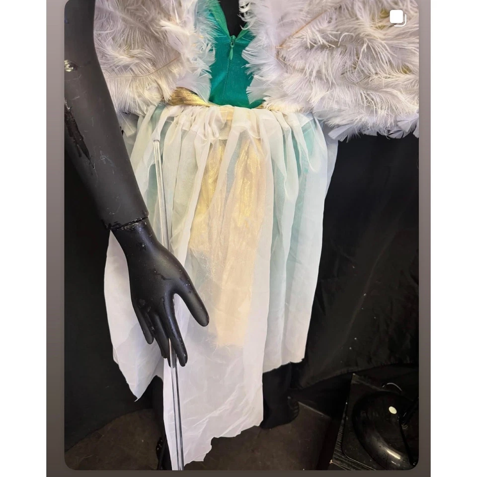 Disfraz de hada Campanilla - Hecho a mano único en su tipo - Talla pequeña Foto 4 de 4