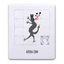 'Fire Breathing Dragon' Sliding Puzzle (PZ00030056)
