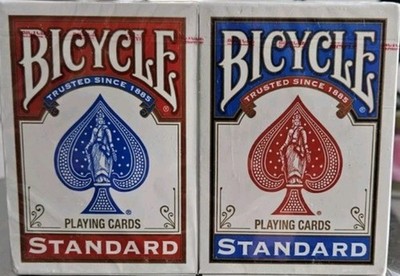 Bicycle Standard Playing Cards Red & Blue Decks USPCC Poker Size Magic Sealed