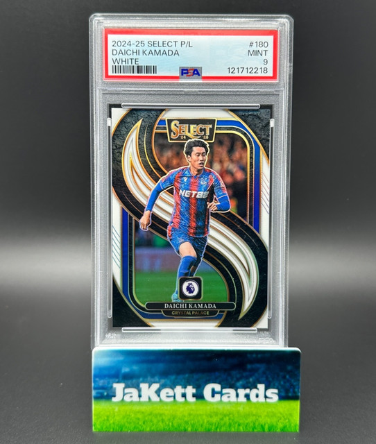 2024-25 Panini Select EPL - Daichi Kamada #180 White /20 PSA 9 POP 1 - Palace
