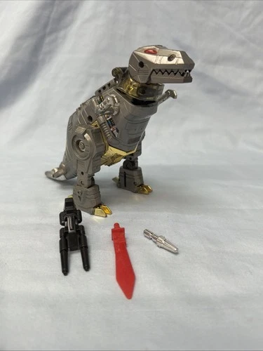 Transformers Original G1 1985 Autobot Dinobot Grimlock Figure Sword Gun Missile