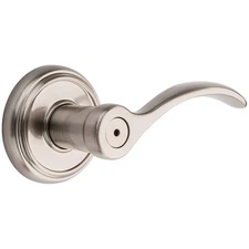 Baldwin Prestige Tobin Satin Nickel Universal Bed/Bath Door Handle