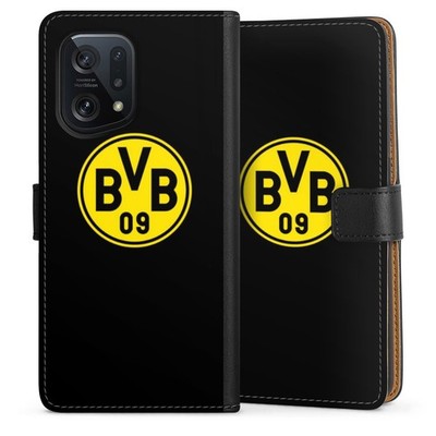 Klapphülle für Oppo Find X5 BVB Borussia Dortmund Logo