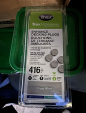 Trex Hideaway Enhance Decking Plugs Foggy Wharf Gray 416 Pack