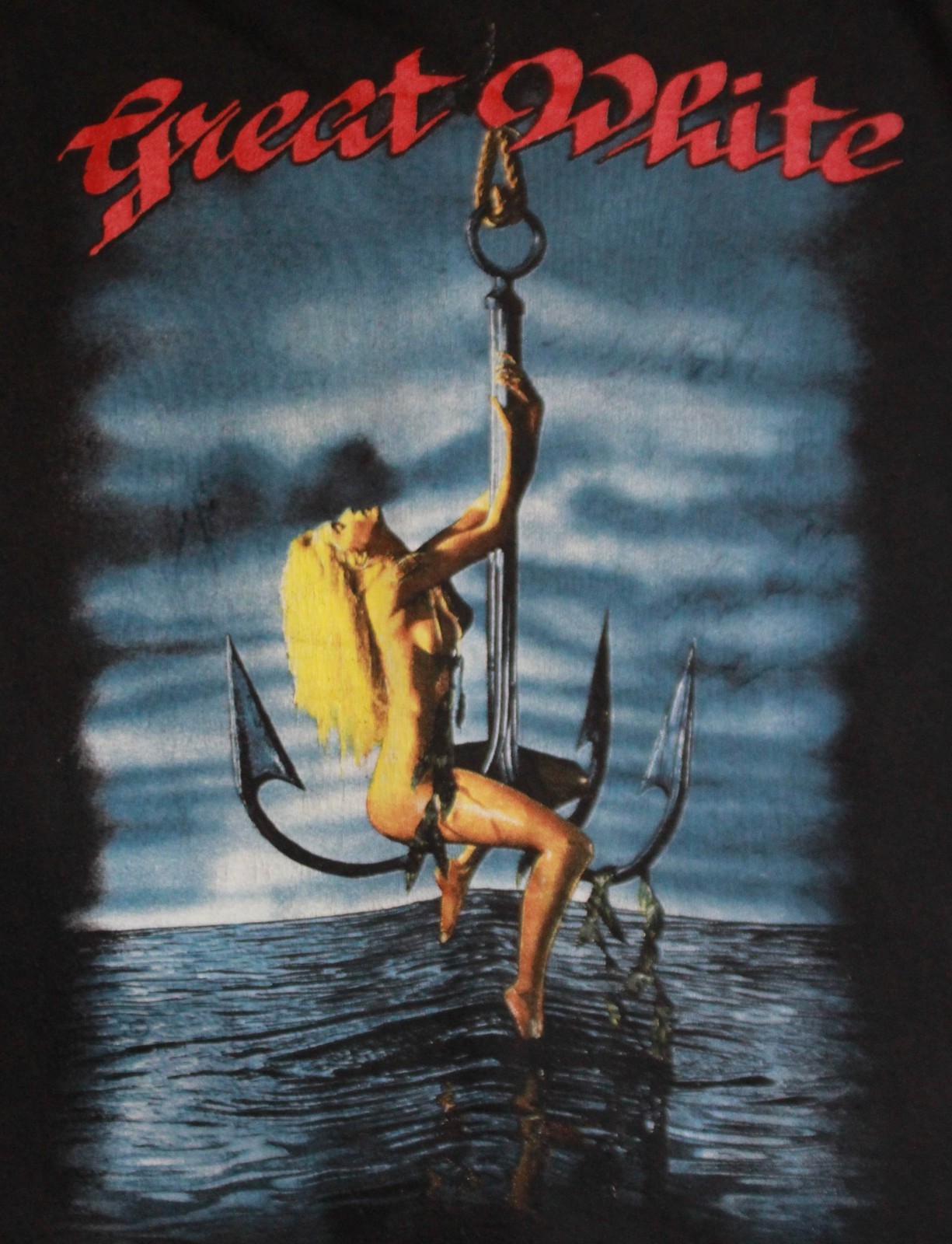 Great White - Hooked Tour Black Men S-234XL T-shirt