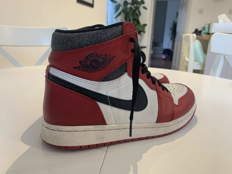 Size 8 - Jordan 1 Retro High OG Chicago Reimagined Lost & Found 2022, photo 3 of 5