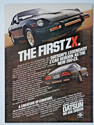 1979 Datsun 280 ZK Vintage The First ZX Original Print Ad-8.5 x 11