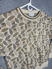 Tricots St Raphael Cardigan Sweater bloomingdales Abstract Medium made in USA