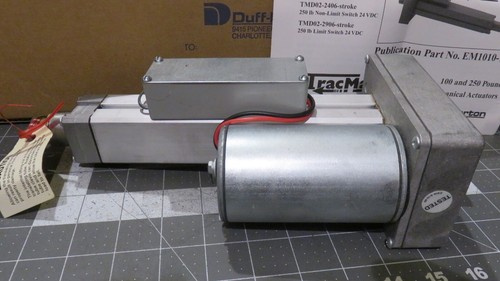 Actuador electromecánico Duff-Norton TMD02-2906-6 24 VDC 250 lbs 6"" tiempos - Imagen 6 de 8