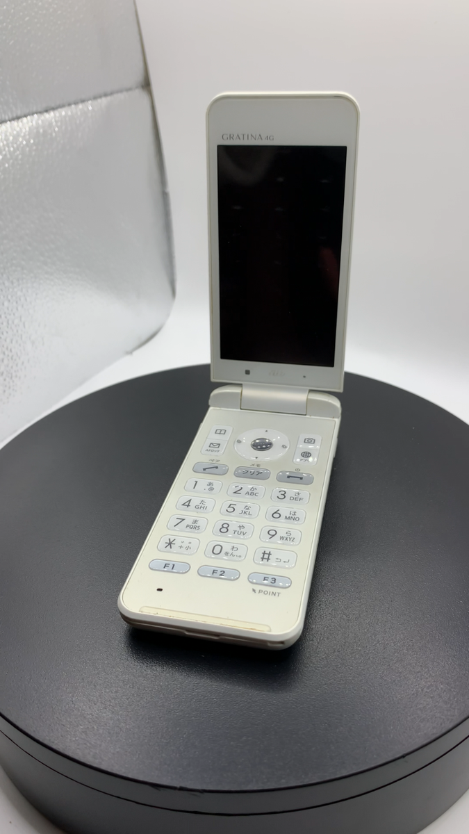 KYOCERA GRATINA 4G KYF31 Unlocked Android Flip Phone | White
