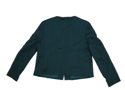 Hugo Boss Womens Emerald Green Jaxine Textured Zip Up Jacket