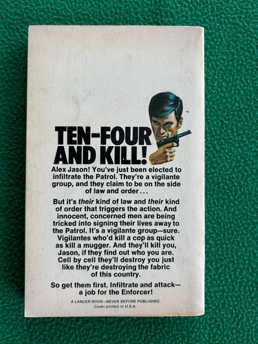 THE ENFORCER #3 KILL CITY by Andrew Sugar, 1973 Lancer paperback Men's Adventure - Picture 6 of 11