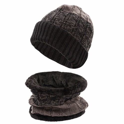 Cofia Cuello Bufanda De Piel Sintética Set Unisex Gorra Sombrero TOOCOOL TM-2152 - Imagen 4 de 13
