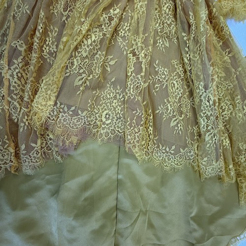 NEW Trish Scully Child Ainsley Dress in Sunflower Lace Size 12 High Low Girls - Picture 12 of 13